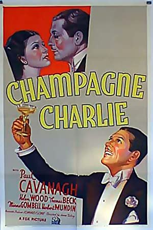 Champagne Charlie (1936) starring Paul Cavanagh on DVD on DVD
